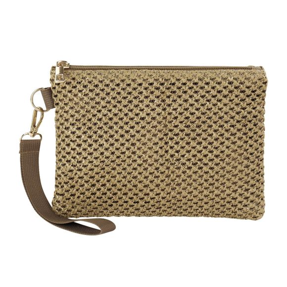 Straw Clutch Purses, Bohemian Straw Handbag Small Summer Beach Bag :P - Picture 1 of 7